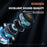 ROCK A8 Wired and Wireless On-Ear Headphones Headset with Microphone Bluetooth-compatible Stereo Headset Over Ear - Black - 4