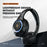 ROCK A8 Wired and Wireless On-Ear Headphones Headset with Microphone Bluetooth-compatible Stereo Headset Over Ear - Black - 7