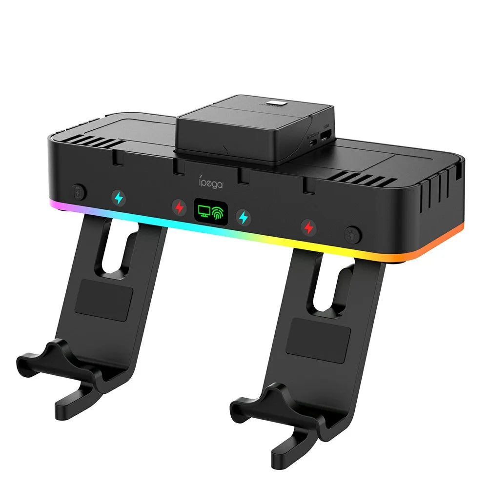 IPEGA PG-SW109 For Nintendo Switch / OLED Four USB Multi-function RGB Wall-mounted Bracket with Screencasting Function - 2