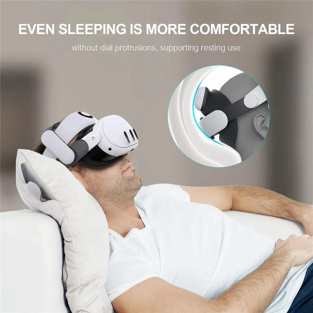 BOBOVR S3 Pro For Meta Quest 3S / 3 VR Headset Battery Strap Head Air Cooling System with 10000mAh Battery Pack - 5