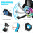 V1 Wired Gaming Headset with Microphone RGB Light Head-mounted Earphones 3.5mm Audio Jack - 3