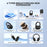 2.4G Wireless Headphone ANC Headset Bluetooth-compatible Music Gaming Earphone - Black - 5