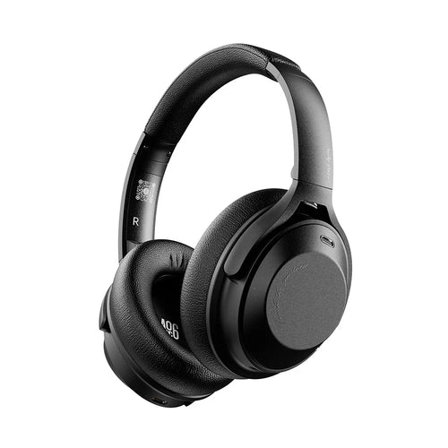 A06 ANC Wireless Headset Bluetooth-compatible Headphone Music Gaming Earphone - Black - 1