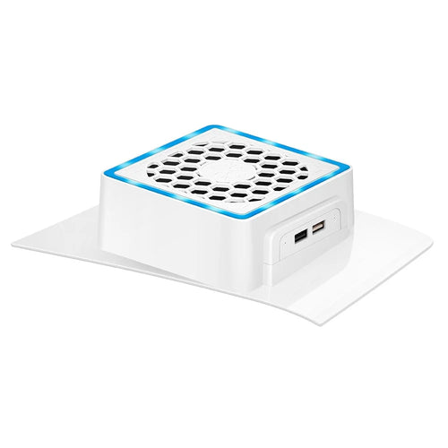 For Sony PS5 Slim Game Console Cooling Fan Side-Mounted Cooler Fan with RGB Light - 1