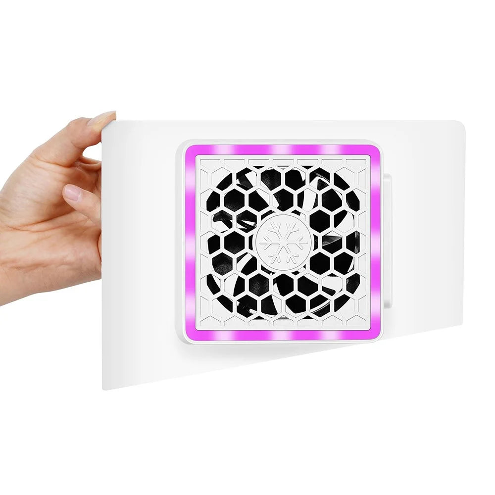 For Sony PS5 Slim Game Console Cooling Fan Side-Mounted Cooler Fan with RGB Light - 2