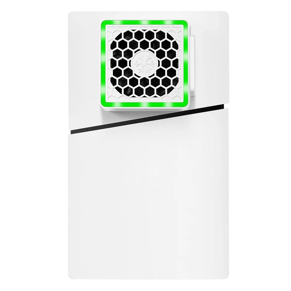 For Sony PS5 Slim Game Console Cooling Fan Side-Mounted Cooler Fan with RGB Light - 5