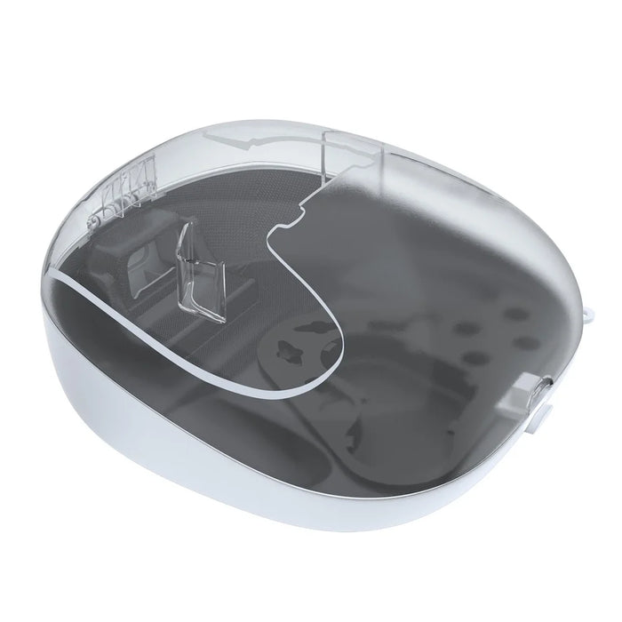 JYS JYS-P5207 For Sony PS5 / PS5 Elite Controller Transparent Window Storage Bag with Accessories - White - 3
