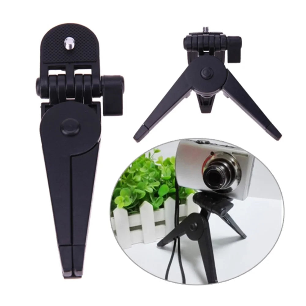 Portable Mini Plate Tripod Foldable Tripod Stand for Camera - 1