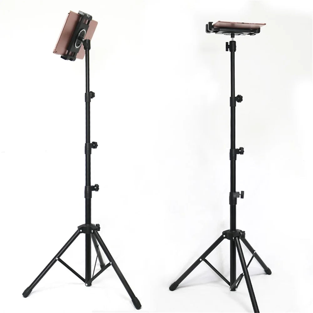 ADV-306 52cm-136cm Height Adjustable Foldable Tripod Mount for Phone Tablet within 4.7-12.9 Inches - 5