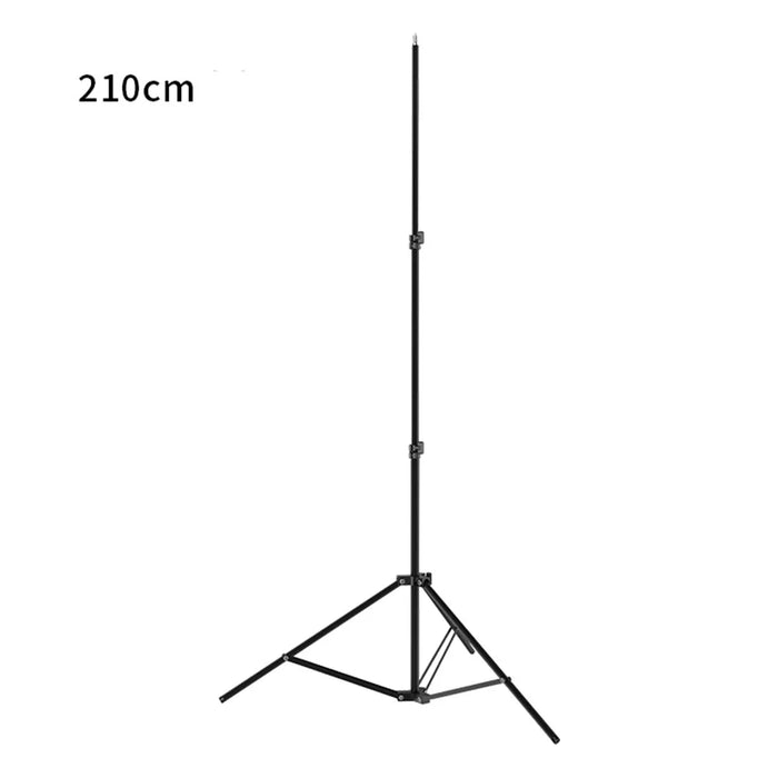 2.1m Mobile Phone Selfie Tripod Photography Fill Light Bracket Folding Stand - 2
