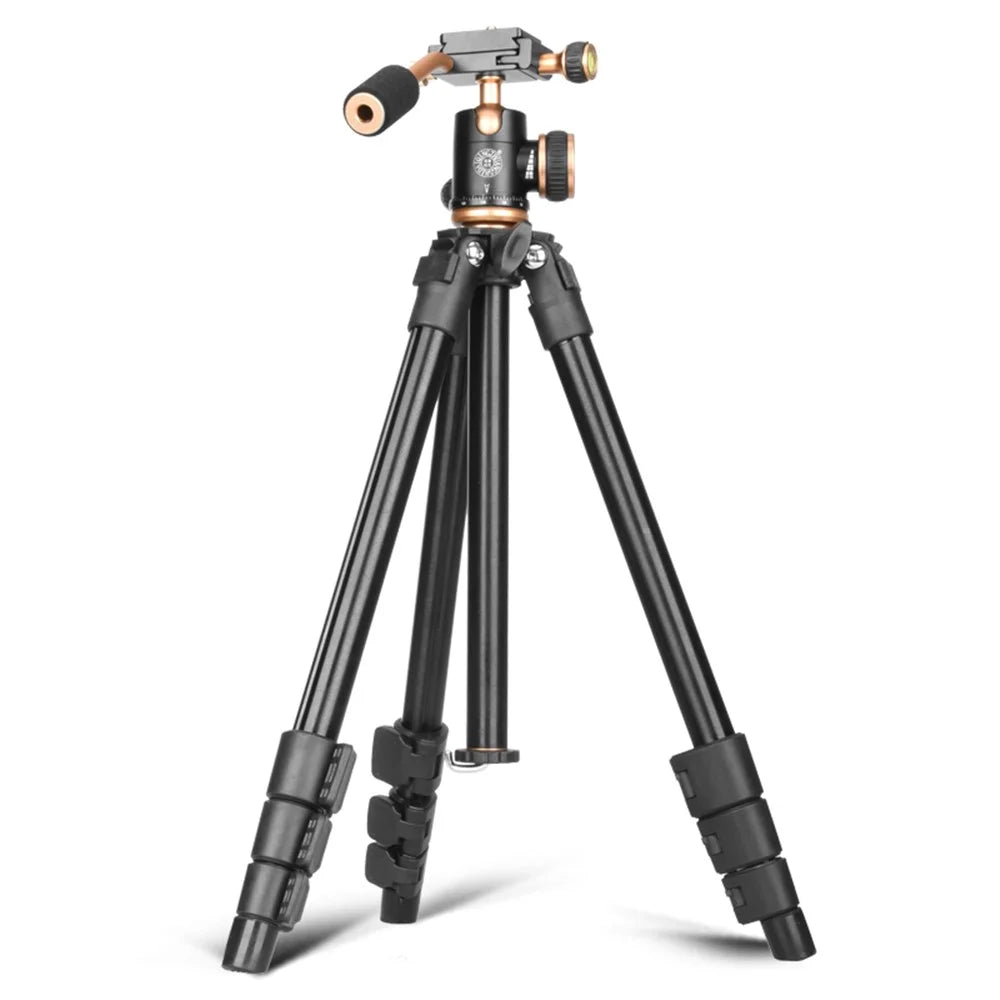 Q160S Aluminum Alloy 4-Section Tripod Kit, Maximum Height: 126cm - 1