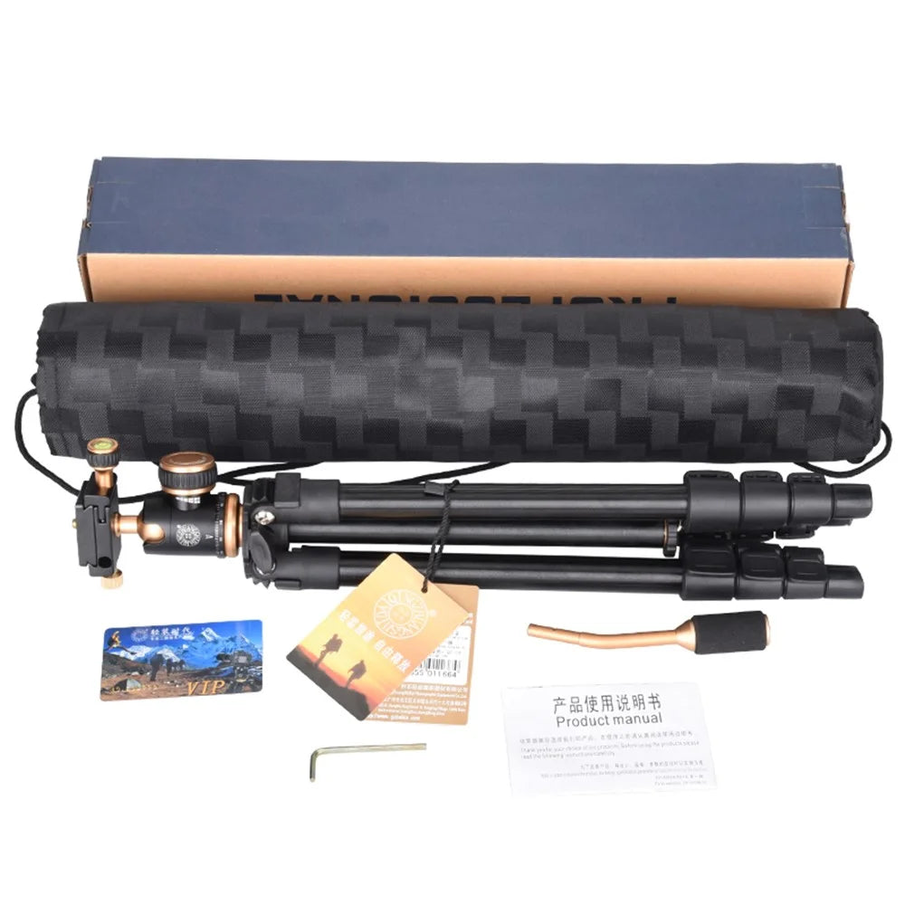 Q160S Aluminum Alloy 4-Section Tripod Kit, Maximum Height: 126cm - 5