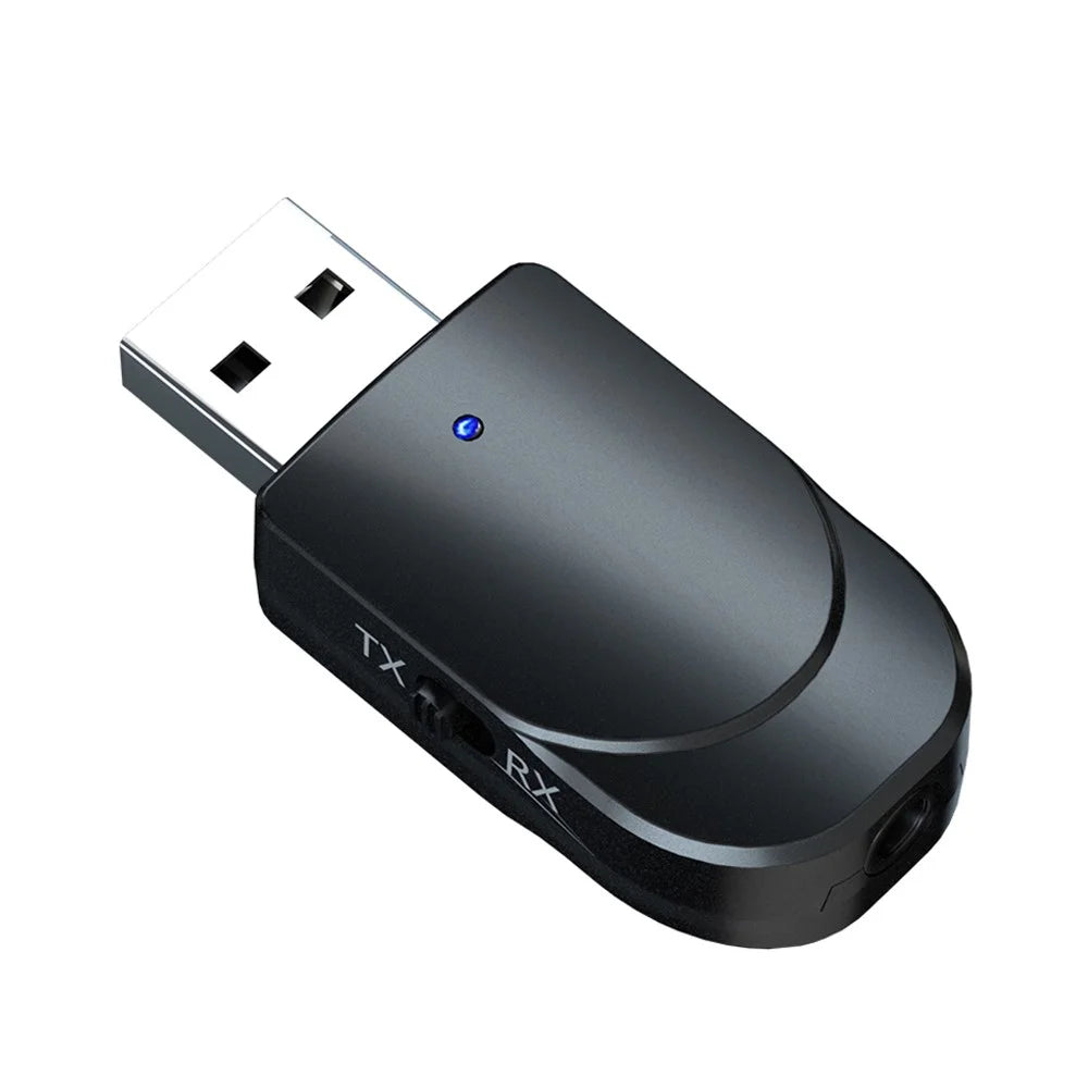 KN330 Bluetooth-compatible 5.0 Audio Receiver Transmitter 2-in-1 Bluetooth-compatible 5.0 Receiver 3.5mm Audio Transmitter - 1