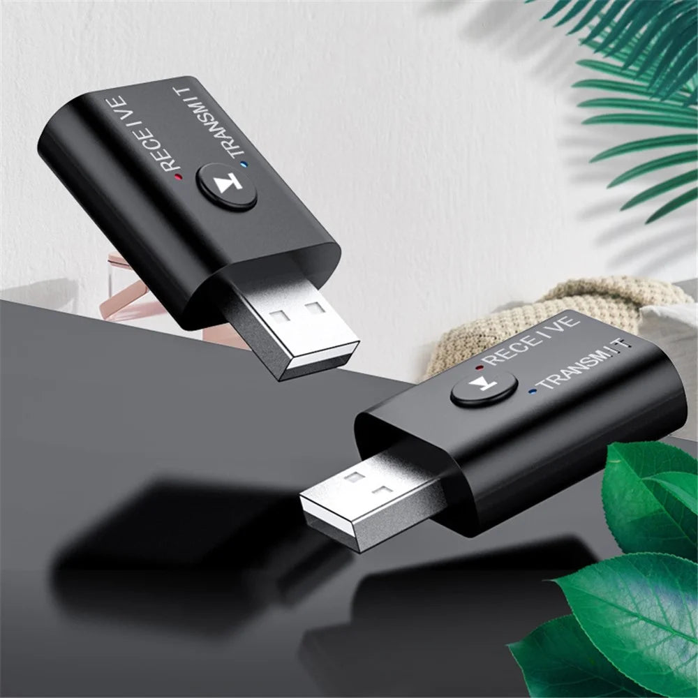 Bluetooth-compatible 5.0 USB Transmitter and Receiver 2 in 1 Adapter - 7