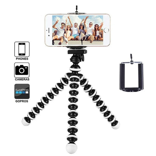 Mini Octopus Tripod Holder Mobile Phone Tripod Gorillapod for Smartphone Sports Camera Stand with Clip (Small) - 1