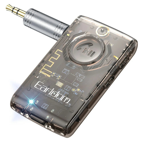 EARLDOM ET-BR01 Transparent Bluetooth-compatible 5.3 Audio Receiver Car Hand-Free Call 3.5mm AUX Adapter - 1