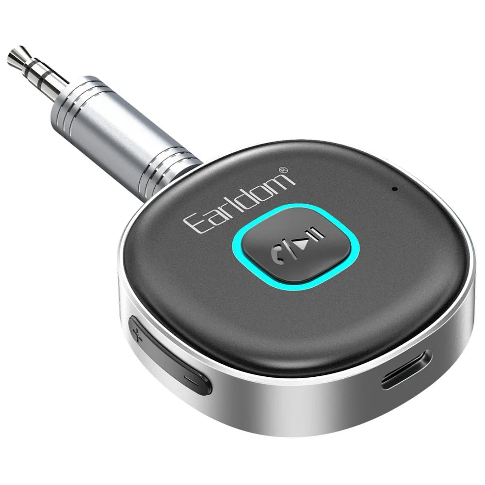 EARLDOM ET-BR03 Bluetooth-compatible 5.3 Wireless Receiver 3.5mm AUX Car Audio System Speaker Adapter - 1