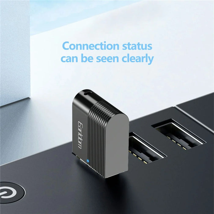 EARLDOM M90 USB Wireless Audio Adapter Bluetooth-compatible 5.0 Audio Receiver Transmitter for Car, Computer - 3