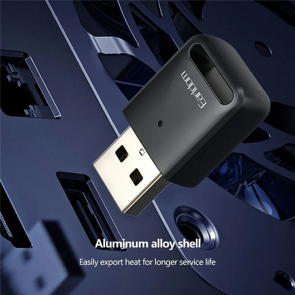 EARLDOM M91 USB Computer Bluetooth-compatible 5.0 Receiver Adapter for Mouse, Keyboard, Speaker - 3