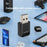 EARLDOM M91 USB Computer Bluetooth-compatible 5.0 Receiver Adapter for Mouse, Keyboard, Speaker - 7