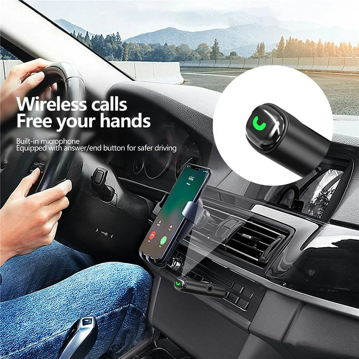 EARLDOM ET-BR06 Car Bluetooth-compatible 5.3 Receiver Audio Adapter with TF Card, AUX Port - 3
