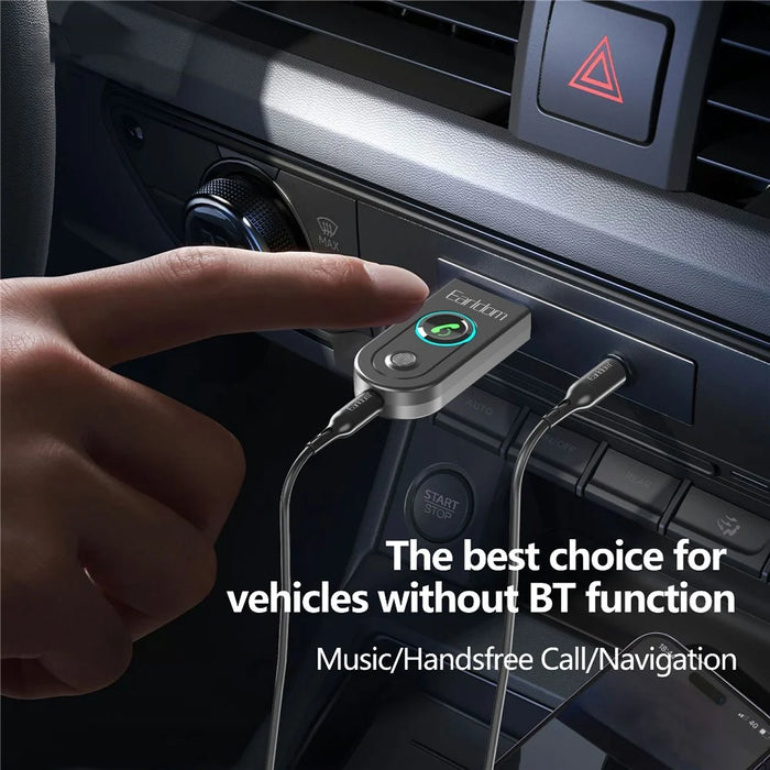 EARLDOM ET-BR13 Bluetooth-compatible 5.3 Audio Receiver 3.5mm Aux Receiver Stereo Speaker - 7
