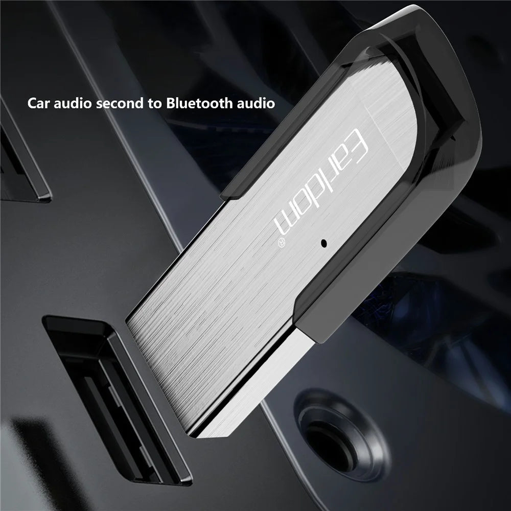 EARLDOM M73 USB Bluetooth-compatible Adapter Wireless Audio Receiver Car Bluetooth-compatible Music Navigation Receiver - 3