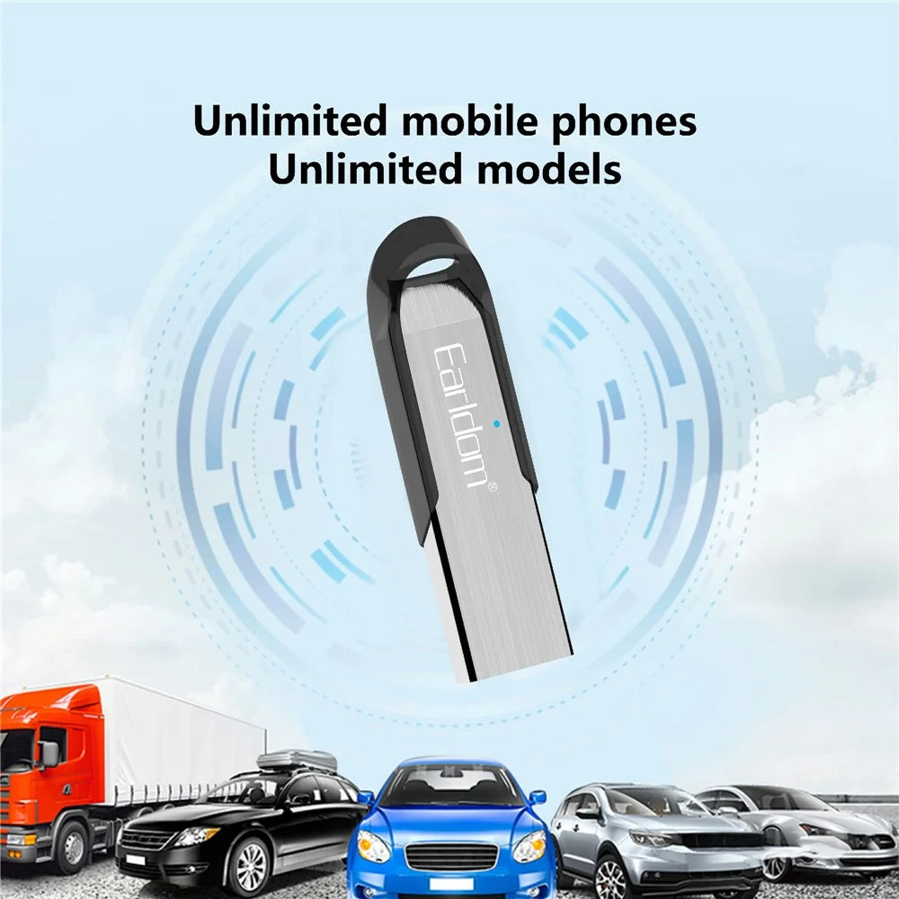 EARLDOM M73 USB Bluetooth-compatible Adapter Wireless Audio Receiver Car Bluetooth-compatible Music Navigation Receiver - 5