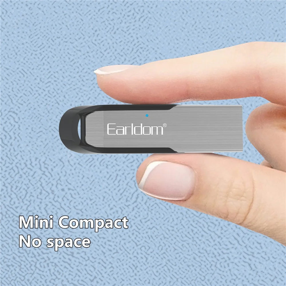EARLDOM M73 USB Bluetooth-compatible Adapter Wireless Audio Receiver Car Bluetooth-compatible Music Navigation Receiver - 6