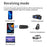 M03 2-in-1 Bluetooth-compatible 5.2 Audio Receiver Transmitter Fingerprint Touch Stereo Aux Wireless Adapter - 5