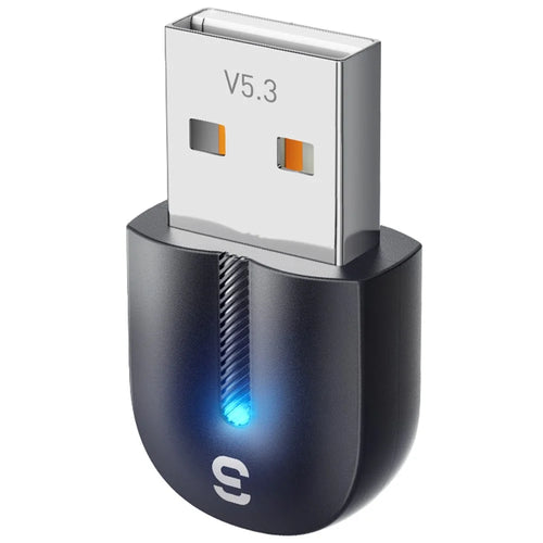 ESSAGER EBT53-BH01-P USB Bluetooth-compatible 5.3 Adapter Plug and Play for PC Game Controller Phone - 1