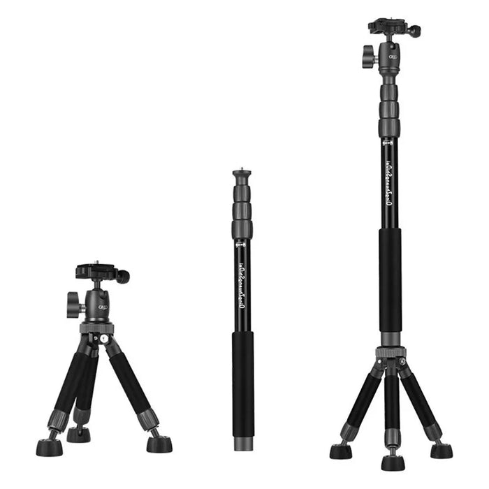 QZSD Q116 Telescopic Phone Camera Holder Selfie Stick Tripod Desktop Floor Stand Live Streaming Bracket - 2