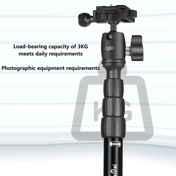 QZSD Q116 Telescopic Phone Camera Holder Selfie Stick Tripod Desktop Floor Stand Live Streaming Bracket - 4