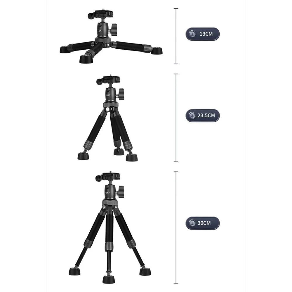 QZSD Q116 Telescopic Phone Camera Holder Selfie Stick Tripod Desktop Floor Stand Live Streaming Bracket - 6