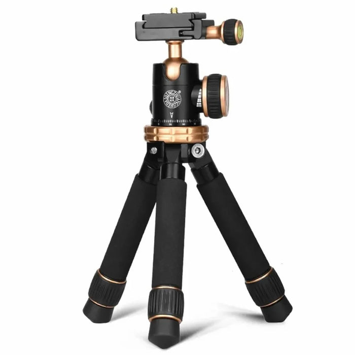 QZSD Q166Z Mini Portable Aluminum Alloy+ABS SLR Camera Stand Desktop Tripod - 1