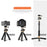 QZSD Q166Z Mini Portable Aluminum Alloy+ABS SLR Camera Stand Desktop Tripod - 4