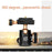 QZSD Q166Z Mini Portable Aluminum Alloy+ABS SLR Camera Stand Desktop Tripod - 6