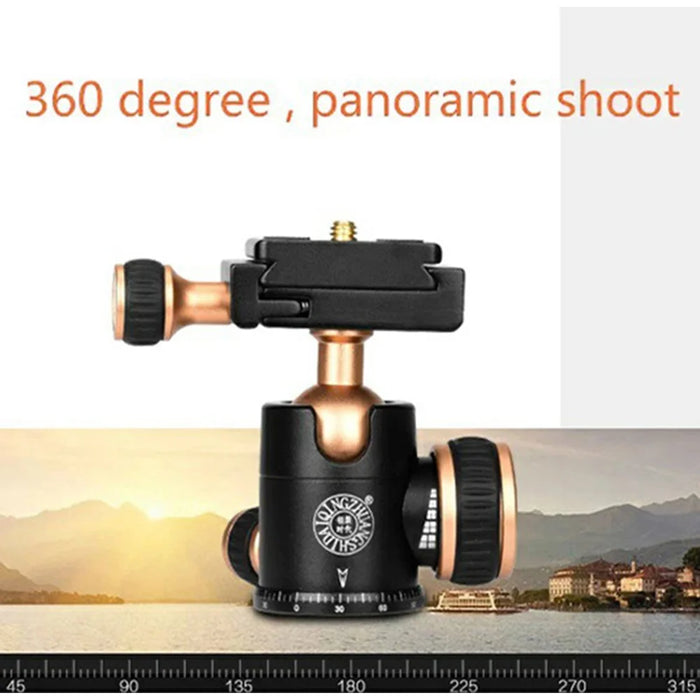 QZSD Q166Z Mini Portable Aluminum Alloy+ABS SLR Camera Stand Desktop Tripod - 6