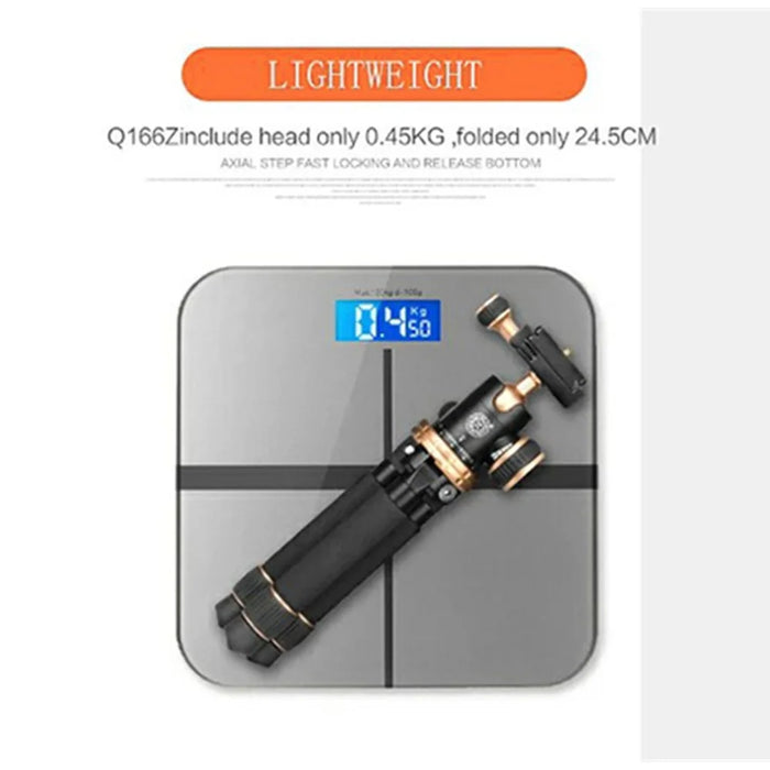 QZSD Q166Z Mini Portable Aluminum Alloy+ABS SLR Camera Stand Desktop Tripod - 7