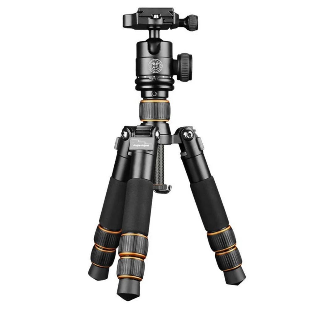 QZSD 8KG Max Load Carbon Fiber Mini Tripod with 360 Degree Rotating Ball Head for DSLR Cameras - 1
