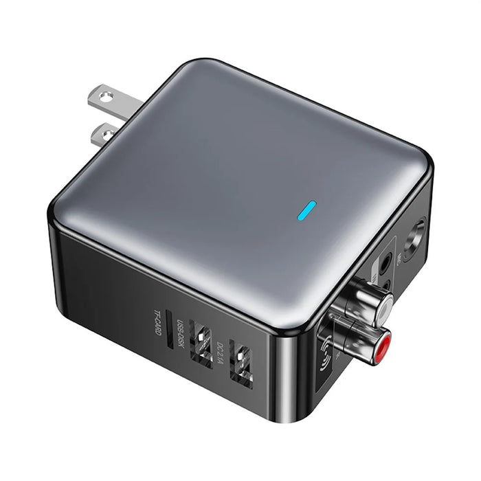 H6 Bluetooth-compatible 5.3 Transmitter Audio Bluetooth-compatible Receiver Adapter with Remote Control - EU Plug - 2