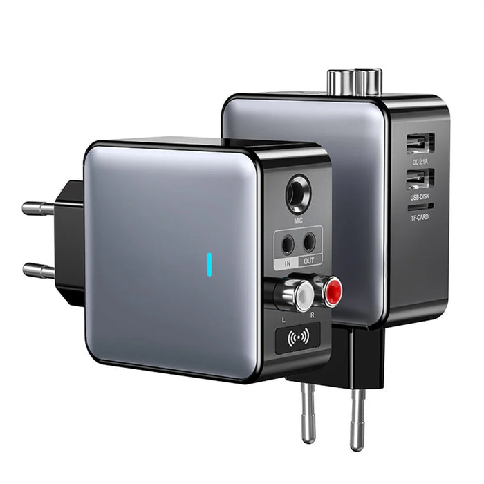 H6 Bluetooth-compatible 5.3 Transmitter Audio Bluetooth-compatible Receiver Adapter with Remote Control - EU Plug - 3