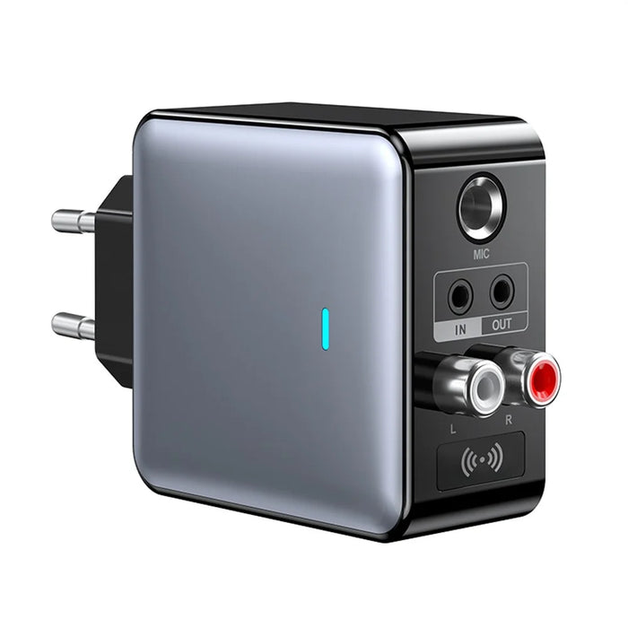 H6 Bluetooth-compatible 5.3 Transmitter Audio Bluetooth-compatible Receiver Adapter with Remote Control - EU Plug - 4