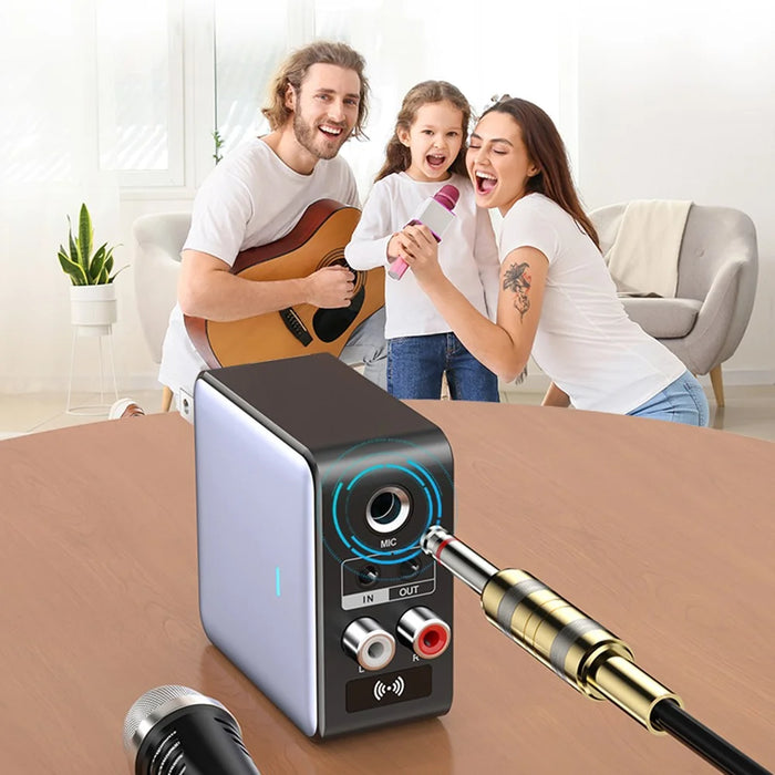 H6 Bluetooth-compatible 5.3 Transmitter Audio Bluetooth-compatible Receiver Adapter with Remote Control - EU Plug - 7
