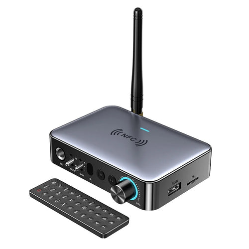 OMS-M16 NFC Bluetooth-compatible Receiver Transmitter Music Digital Optical Fiber Adapter with Remote Control - 1