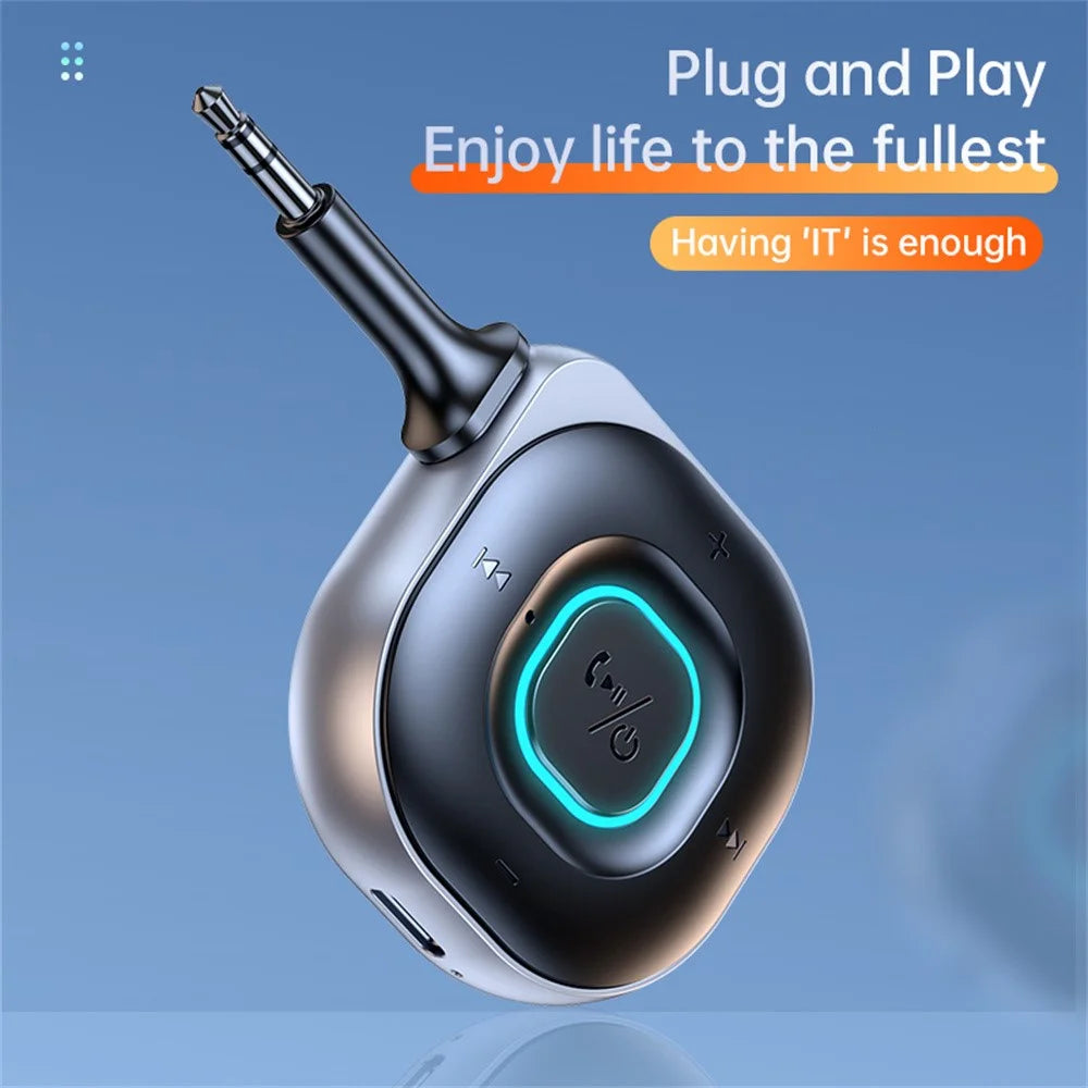 C79 Car Audio Bluetooth-compatible Transmitter Receiver 3.5mm Aux Adapter for Speaker Amplifier - 2