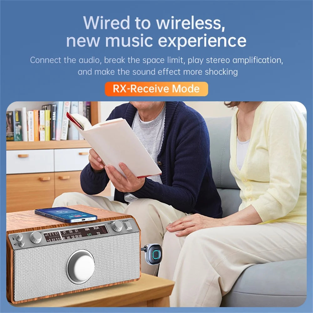 C79 Car Audio Bluetooth-compatible Transmitter Receiver 3.5mm Aux Adapter for Speaker Amplifier - 5