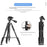 QZSD Q111H SLR Camera Phone Stand Aluminum Alloy+ABS Telescopic Live Streaming Photography Tripod - 2