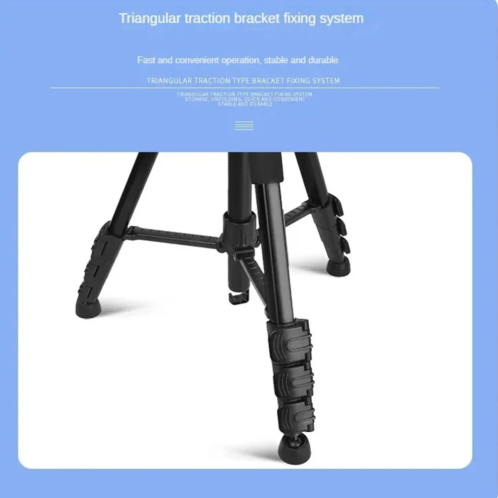 QZSD Q111H SLR Camera Phone Stand Aluminum Alloy+ABS Telescopic Live Streaming Photography Tripod - 4