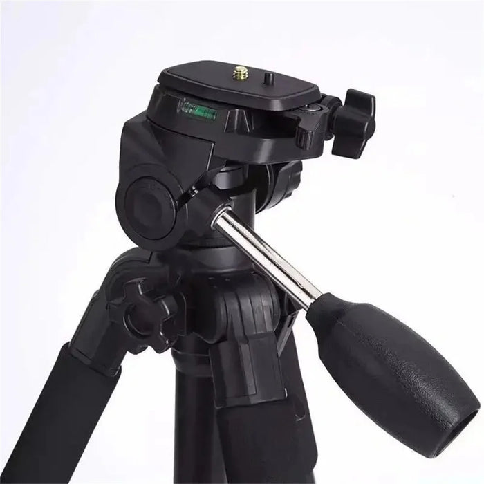 QZSD Q111 SLR Camera Floor Stand Aluminum Alloy + ABS Telescopic Live Streaming Photography Tripod - 3